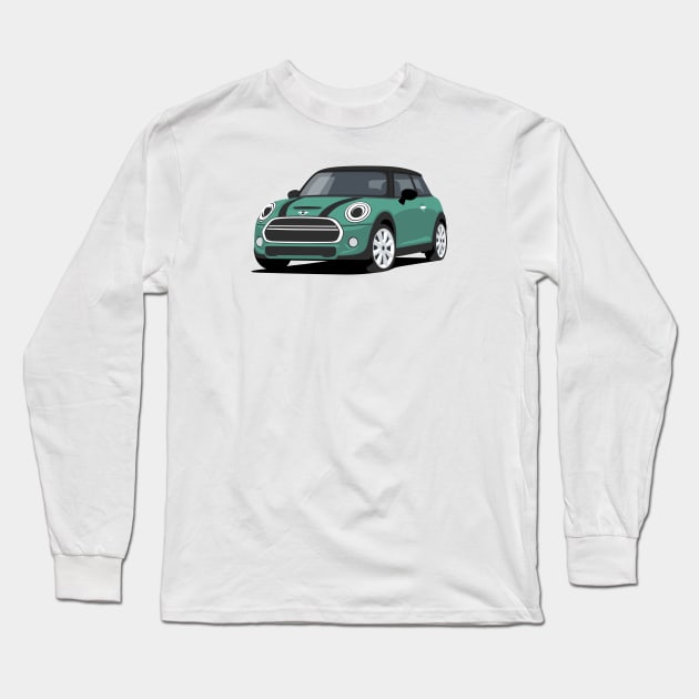 Car sport  mini retro army Long Sleeve T-Shirt by creative.z